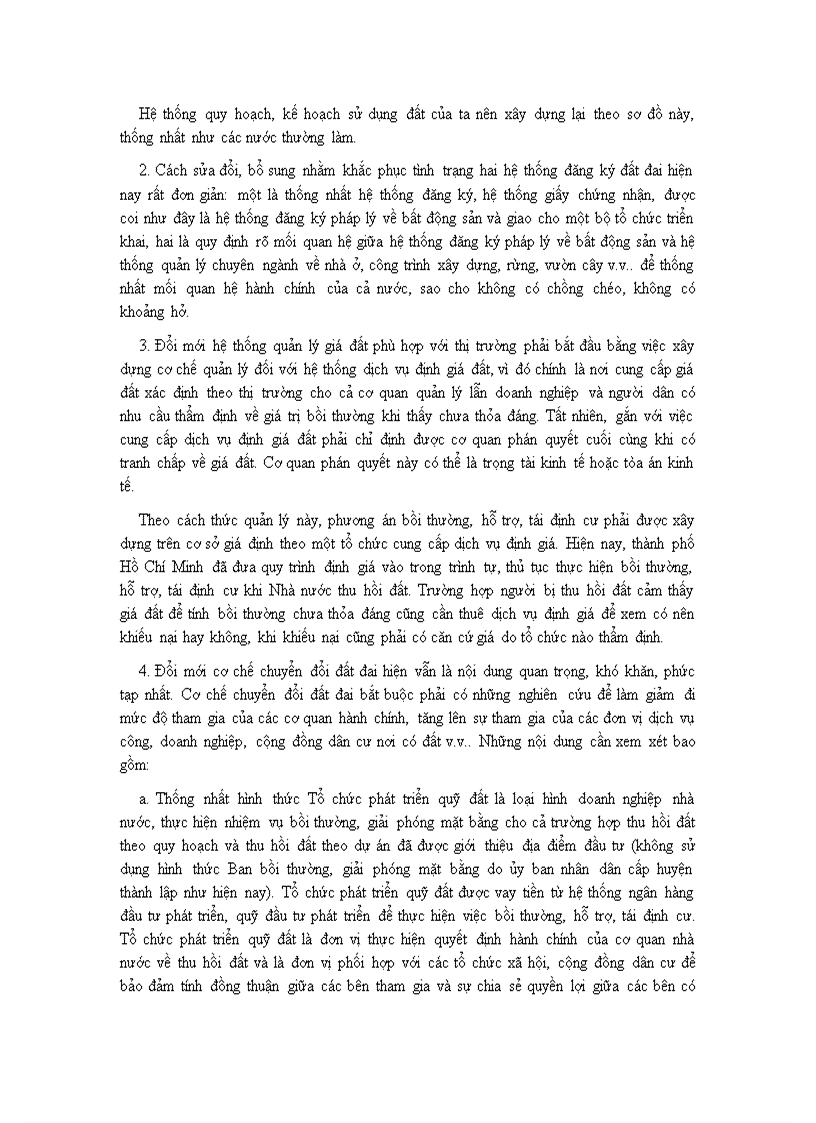 image for page Những nội dung cần sửa đổi bổ sung cho Luật đất đai năm 2003