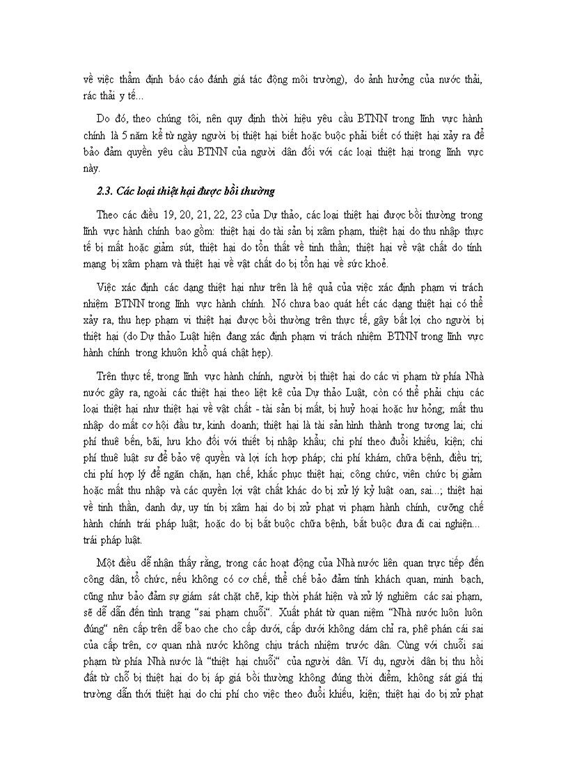 image for page Trách nhiệm bồi thường nhà nước trong lĩnh vực hành chính