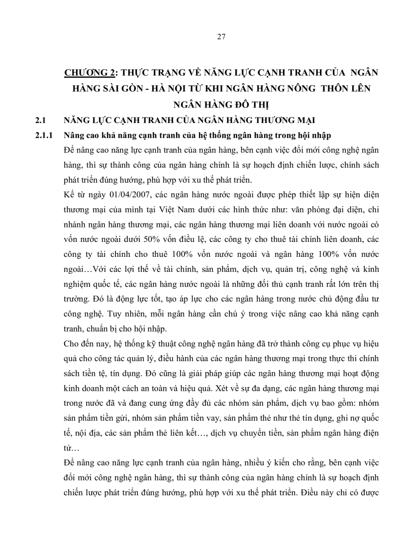 image for page Luận văn thạc sỹ Nâng cao năng lực cạnh tranh của ngân hàng thương mại cổ phần sài gòn hà nội sau khi chuyển đổi từ ngân hàng nông thôn lên đô thị