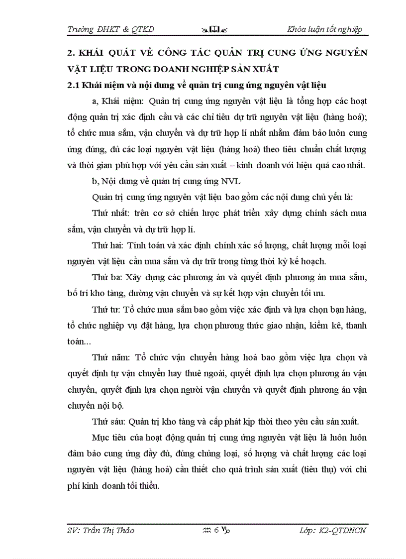 image for page Một số giải pháp nhằm hoàn thiện công tác quản trị cung ứng nguyên vật liệu