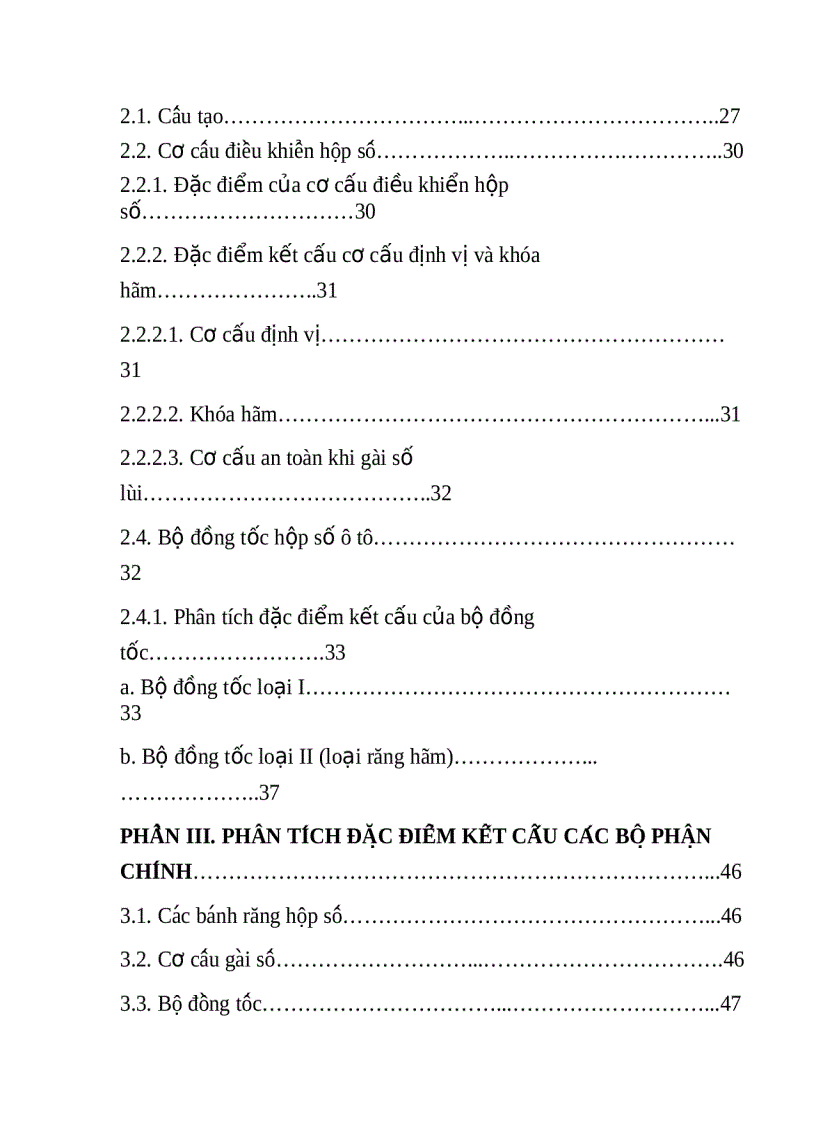 image for page Thiết kế lắp đặt và khai thác mô hình Hộp số ô tô