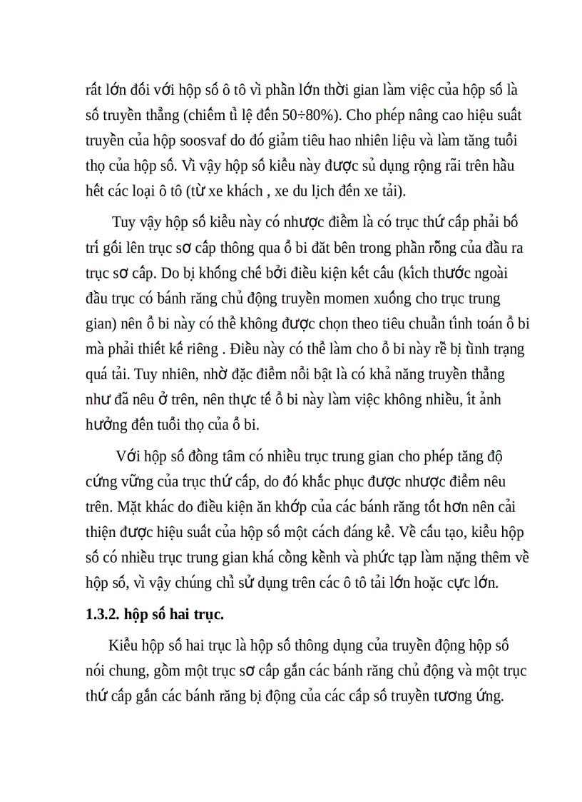 image for page Thiết kế lắp đặt và khai thác mô hình Hộp số ô tô