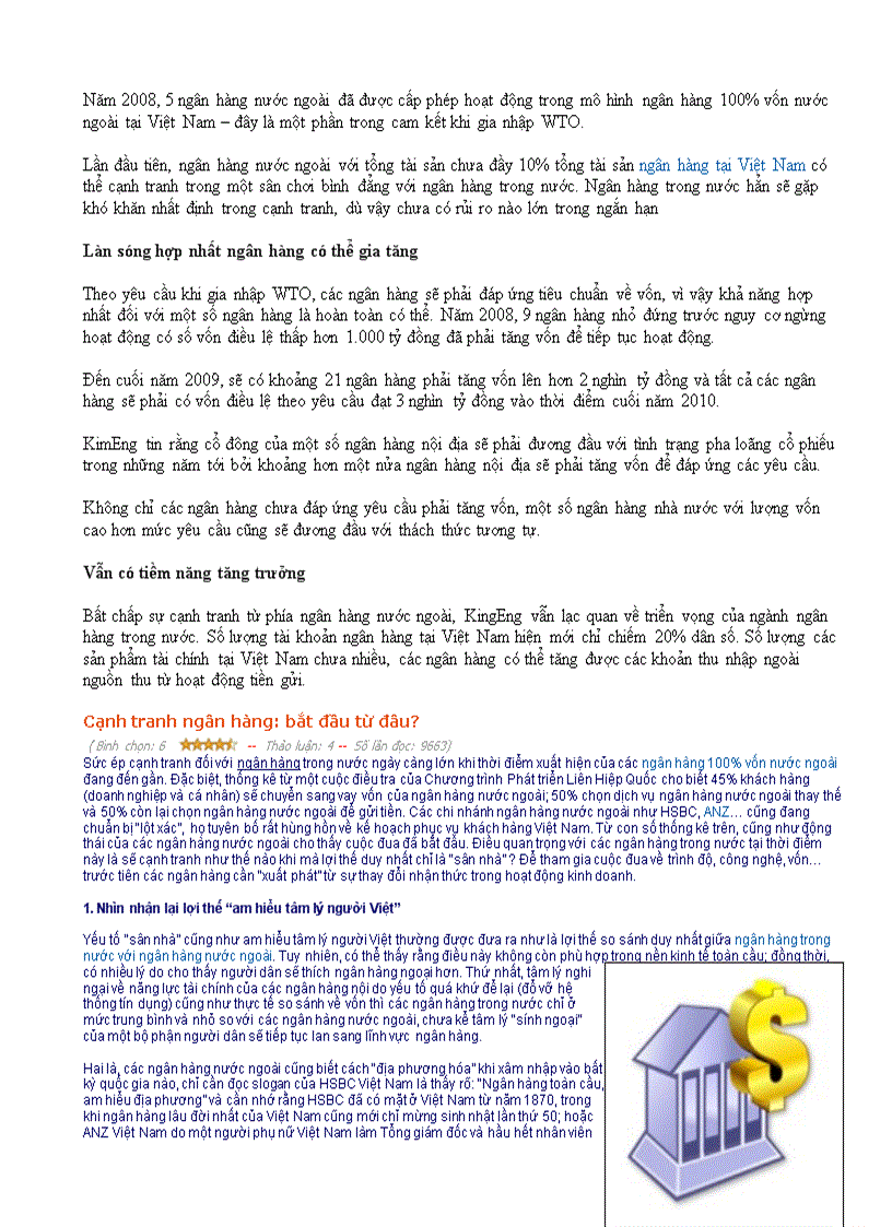 image for page Mô thức EFAS IFAS Phân tích Môi trường bên trong và Môi trường bên ngoài của Ngân hàng VPBank