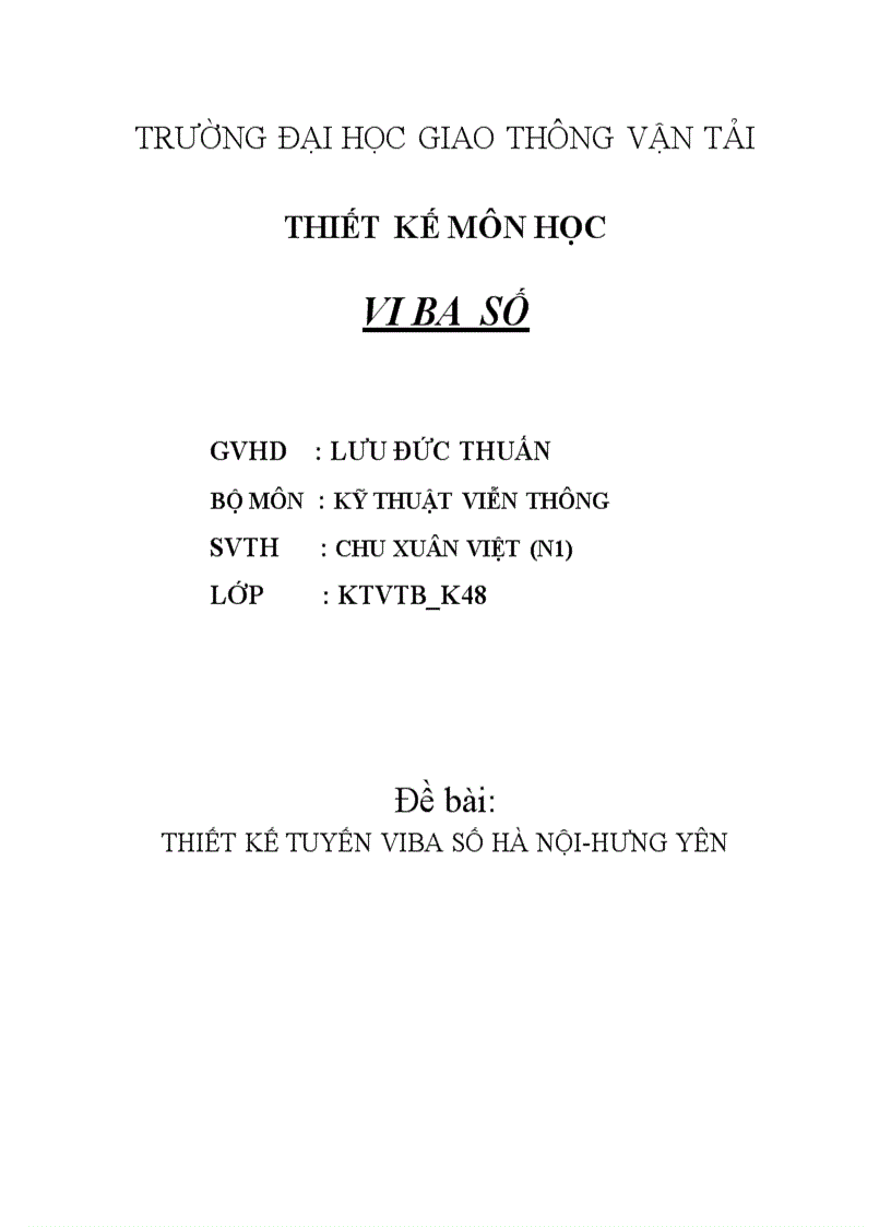 image for page Bài tập lớn môn vi ba số thiết kế tuyến vi ba số hà nội hải phong