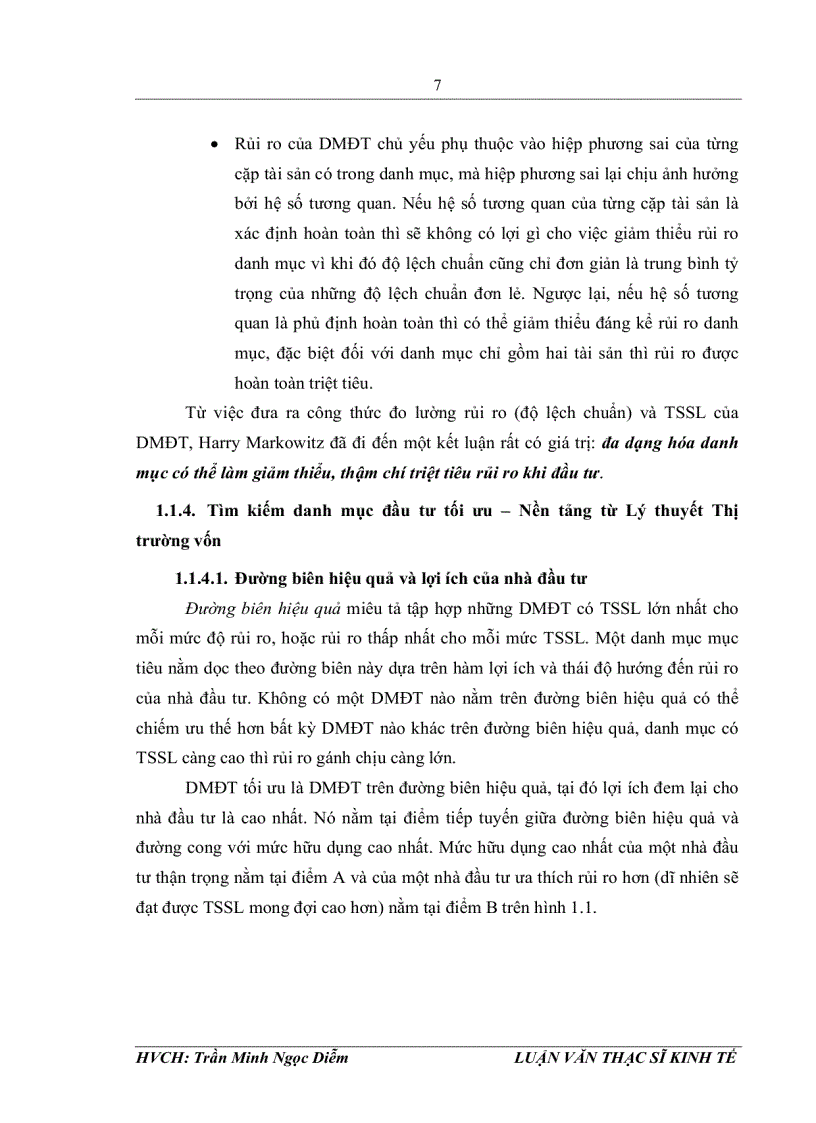 image for page Ứng dụng các lý thuyết tài chính hiện đại trong việc đo lường rủi ro của các chứng khoán niêm yết tại sở giao dịch chứng khoán thành phố hồ chí minh