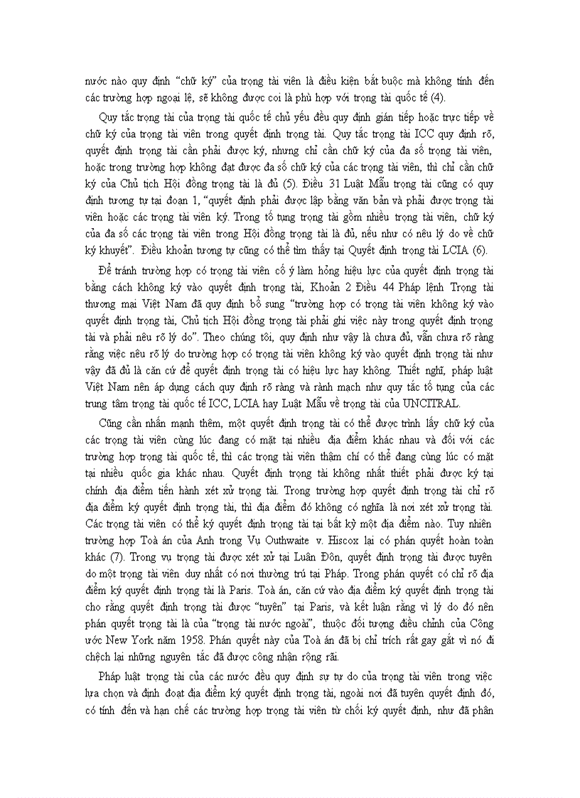 image for page Một số bất cập về quy định hình thức và nội dung của quyết định trọng tài trong Pháp lệnh Trọng tài thương mại Việt Nam
