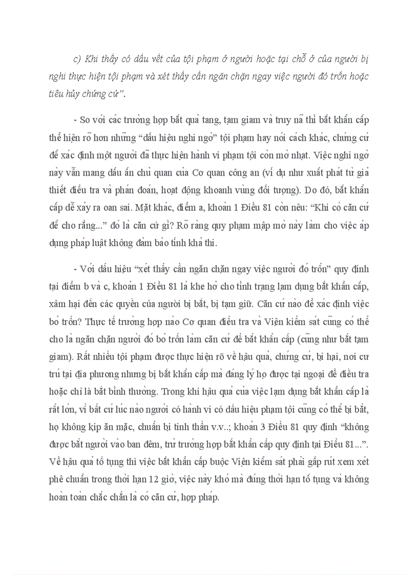 image for page Những vấn đề lý luận và phương hướng hoàn thiện các quy định của BLTTHS 2003 về người bị tình nghi