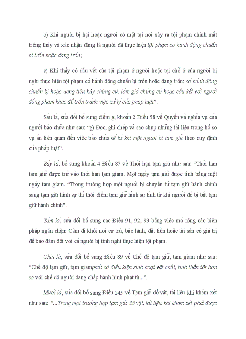 image for page Những vấn đề lý luận và phương hướng hoàn thiện các quy định của BLTTHS 2003 về người bị tình nghi