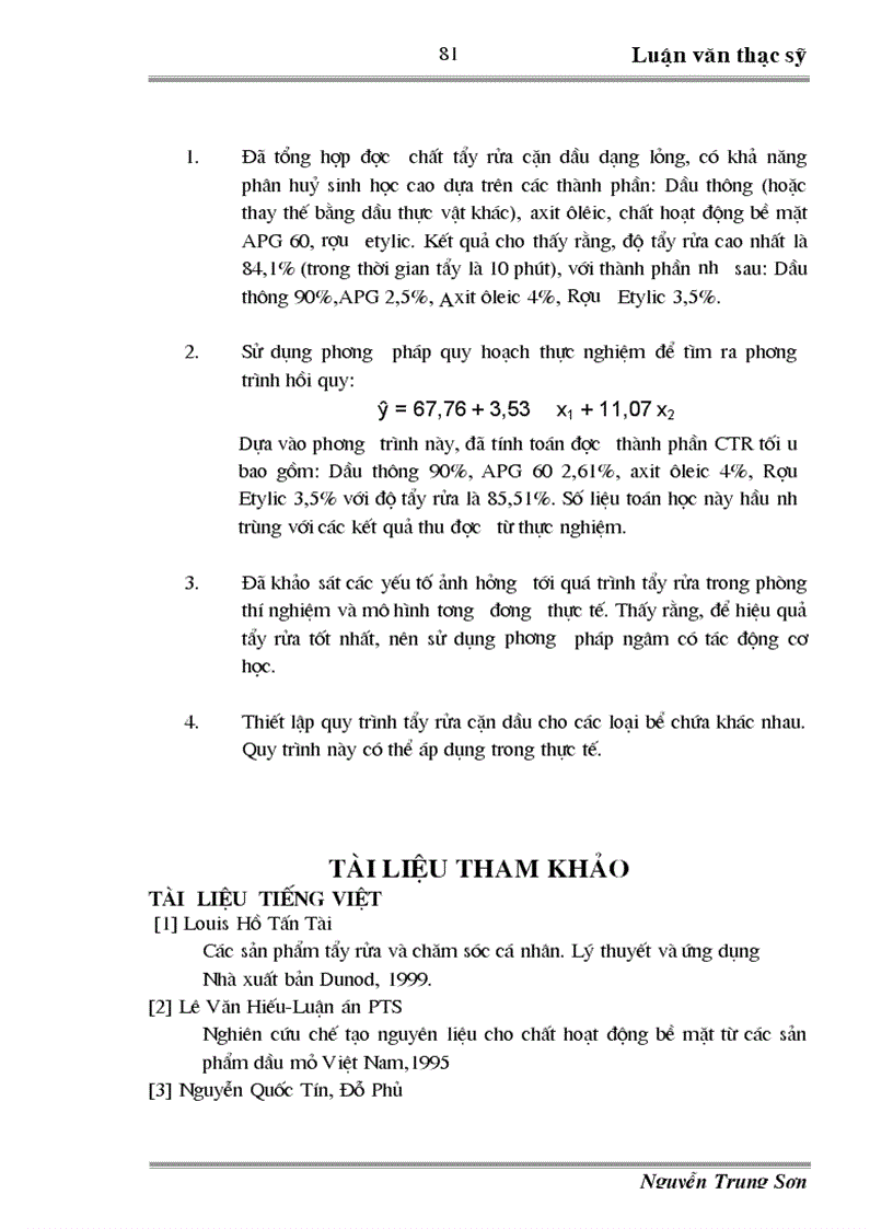 image for page Khảo sát các yếu tố ảnh hưởng đến quá trình tẩy rửa cặn dầu trong ngành dầu khí Việt Nam