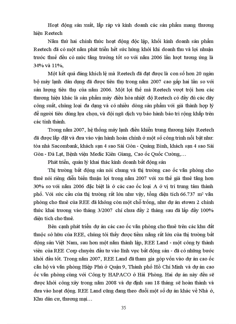 image for page Phân tích tình hình tài chính của công ty cổ phần cơ điện lạnh ree