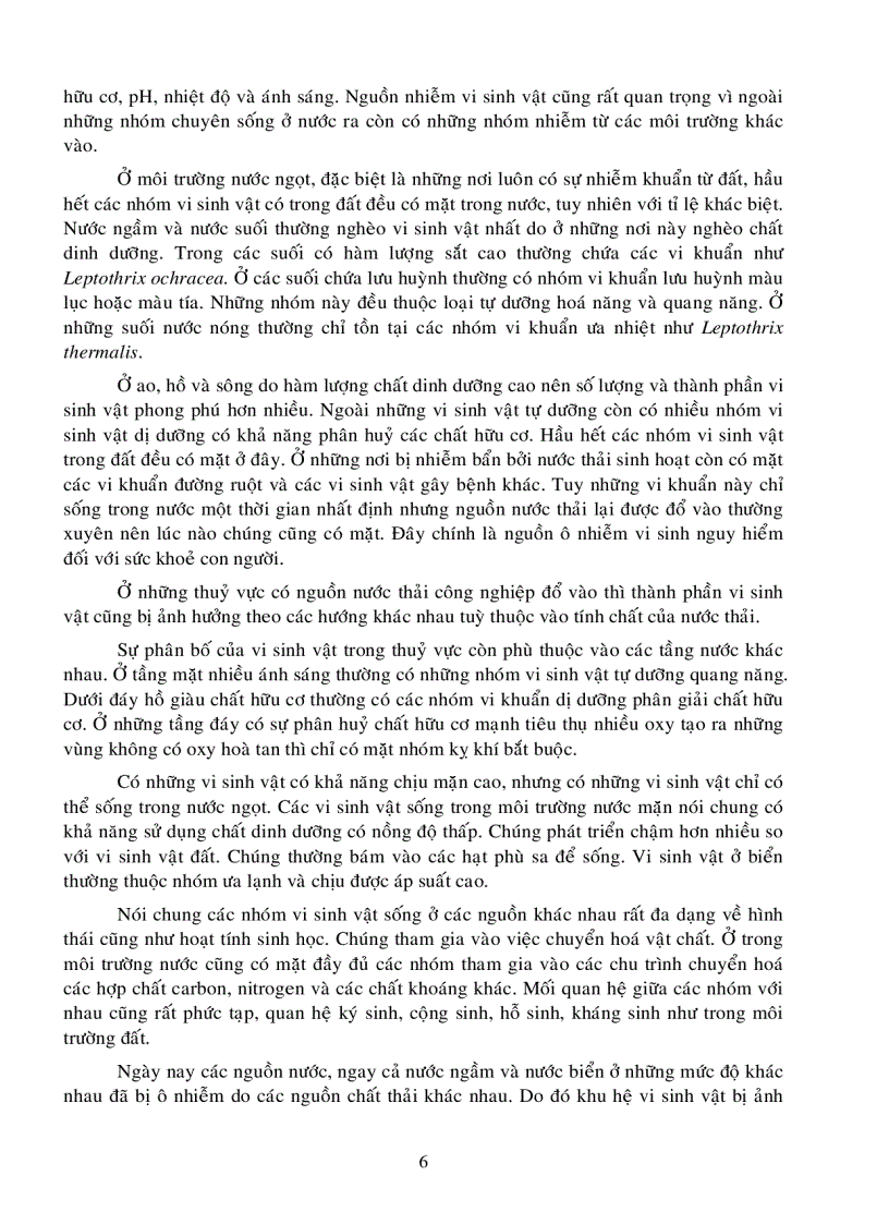 image for page Vi sinh môi trường