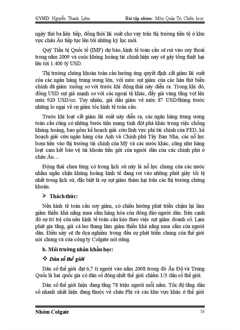 image for page Chiến lược công ty Colgate Pamolive