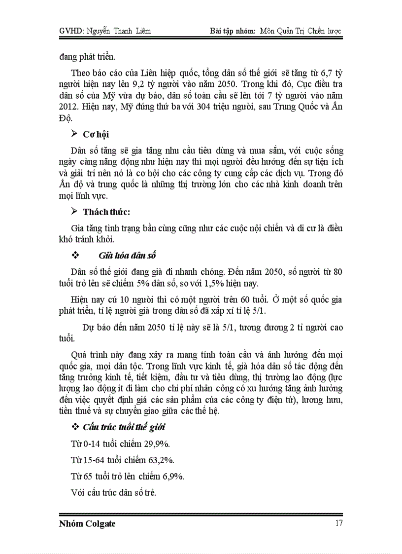 image for page Chiến lược công ty Colgate Pamolive