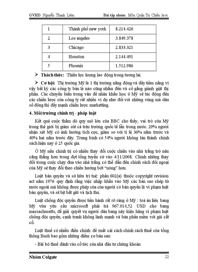 image for page Chiến lược công ty Colgate Pamolive