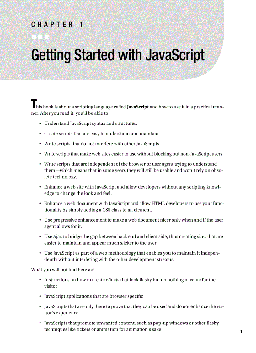 image for page Apress Beginning JavaScript with DOM Scripting and Ajax 2006