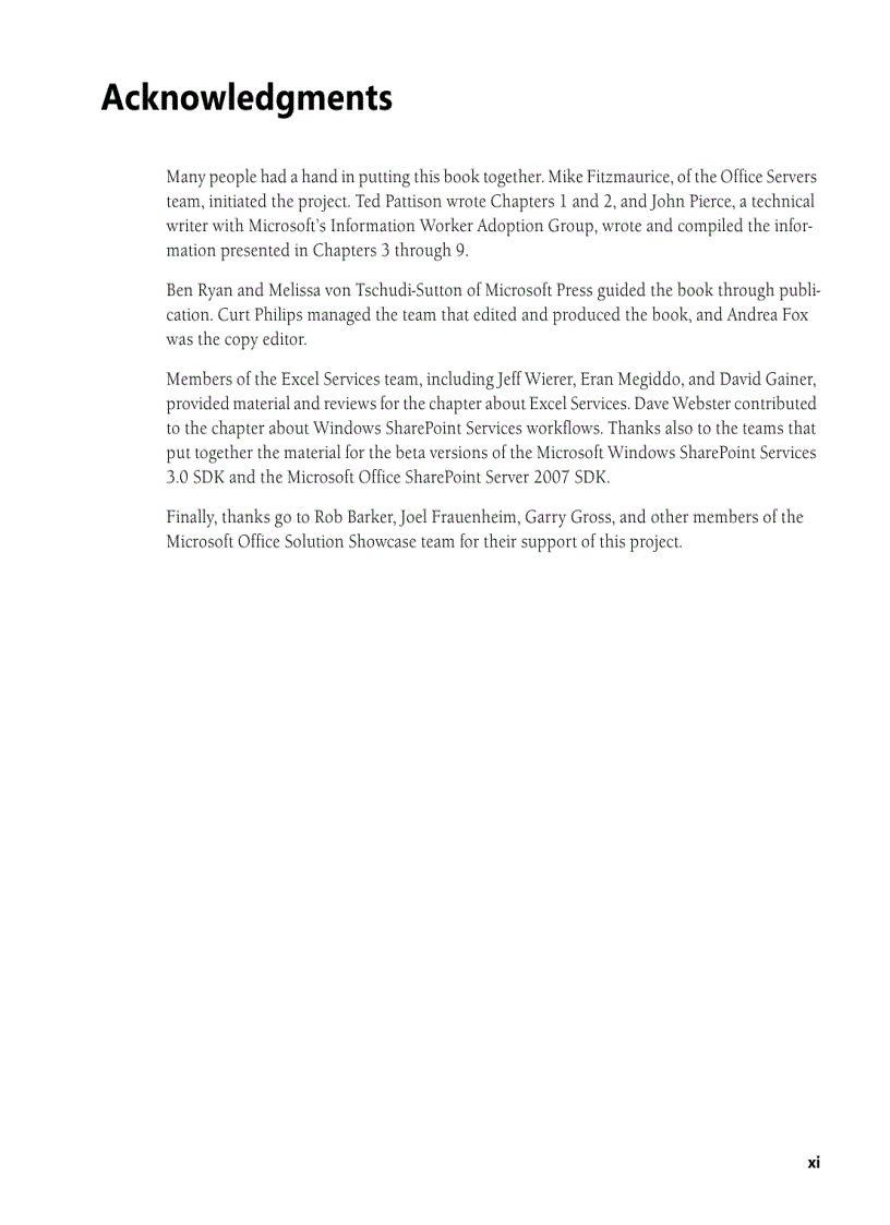 image for page 7Development Projects with the 2007 Microsoft Office System and Windows SharePoint Services 2007