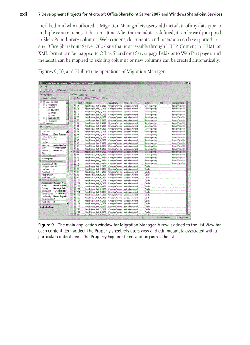 image for page 7Development Projects with the 2007 Microsoft Office System and Windows SharePoint Services 2007