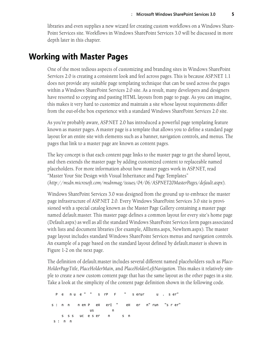image for page 7Development Projects with the 2007 Microsoft Office System and Windows SharePoint Services 2007