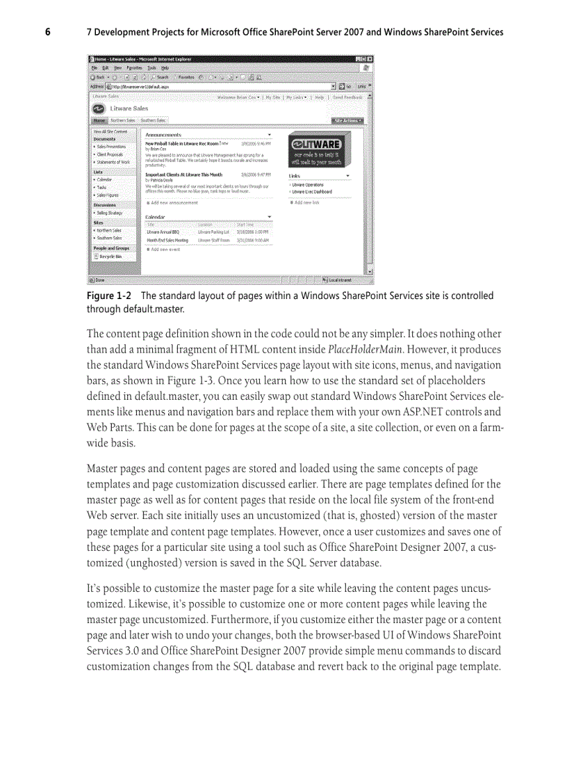 image for page 7Development Projects with the 2007 Microsoft Office System and Windows SharePoint Services 2007