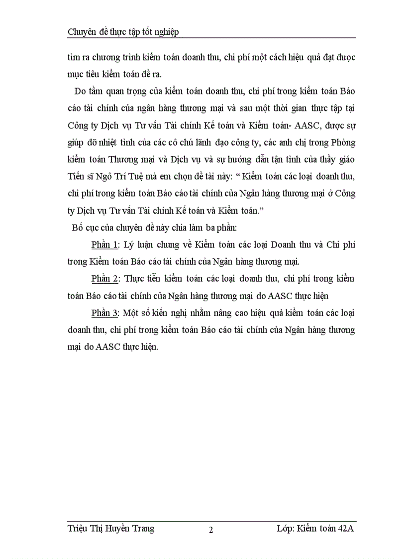 image for page Kiểm toán các loại doanh thu chi phí trong kiểm toán BCTC của ngân hàng thương mại ở công ty Dịch vụ Tư vấn Tài chính Kế toán và Kiểm toán