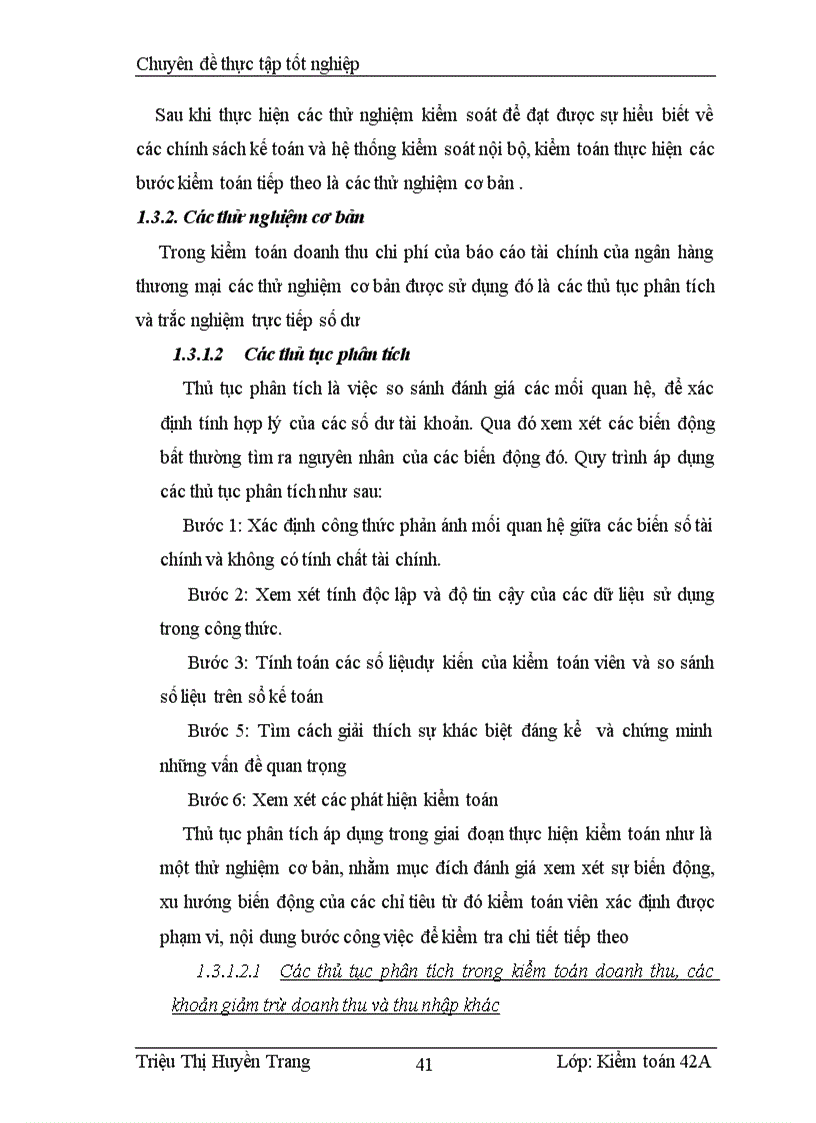 image for page Kiểm toán các loại doanh thu chi phí trong kiểm toán BCTC của ngân hàng thương mại ở công ty Dịch vụ Tư vấn Tài chính Kế toán và Kiểm toán