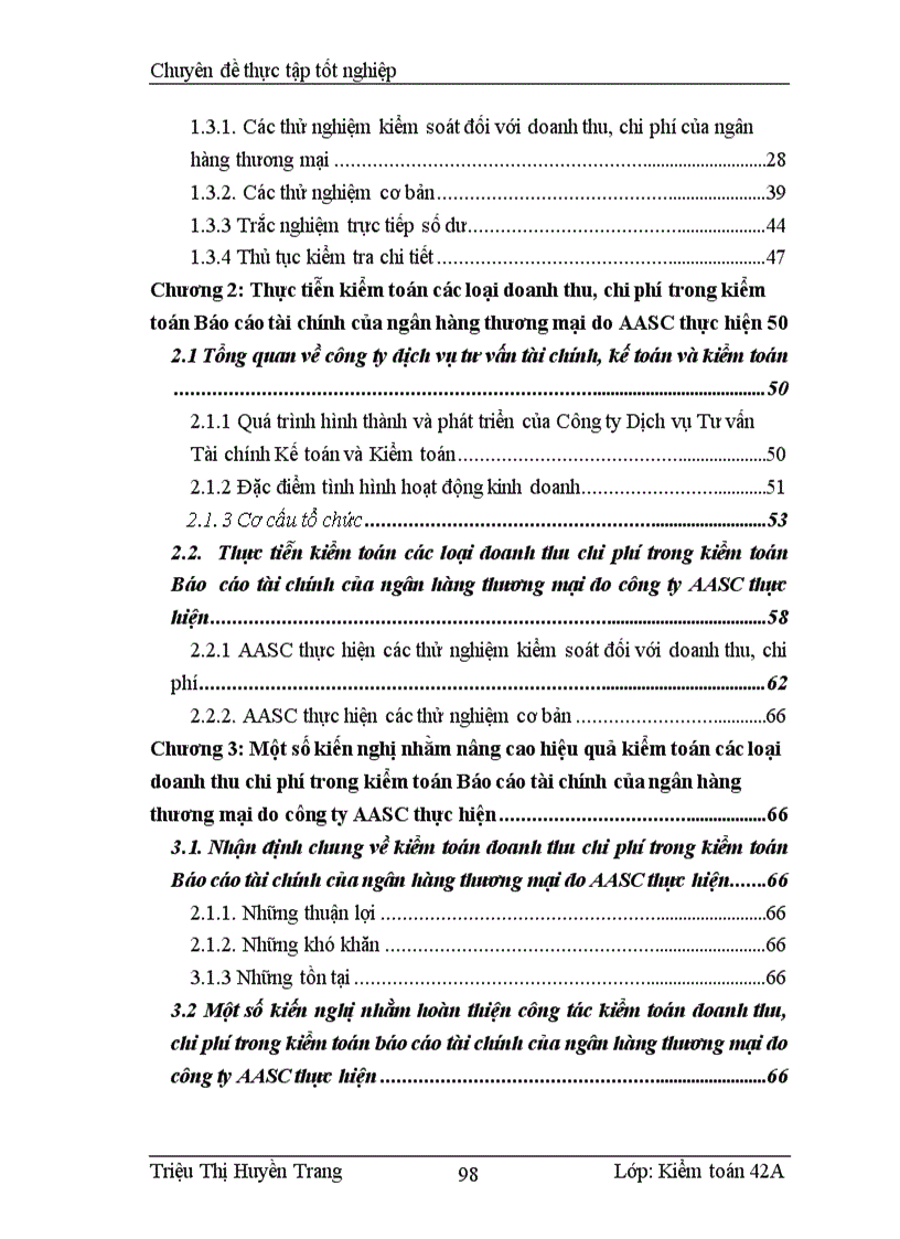 image for page Kiểm toán các loại doanh thu chi phí trong kiểm toán BCTC của ngân hàng thương mại ở công ty Dịch vụ Tư vấn Tài chính Kế toán và Kiểm toán