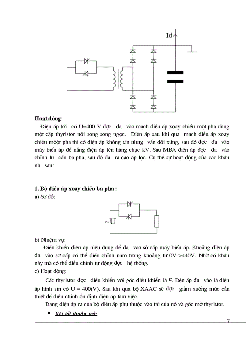 image for page Đồ án TK mạch điện điều kiển cho hệ thống lọc bụi tĩnh điện