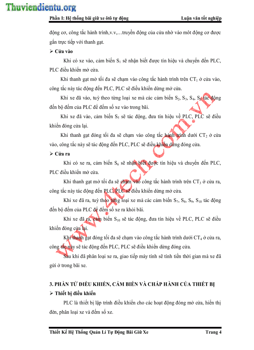 image for page Thiết kế hệ thống quản lý tự động bãi giữ xe