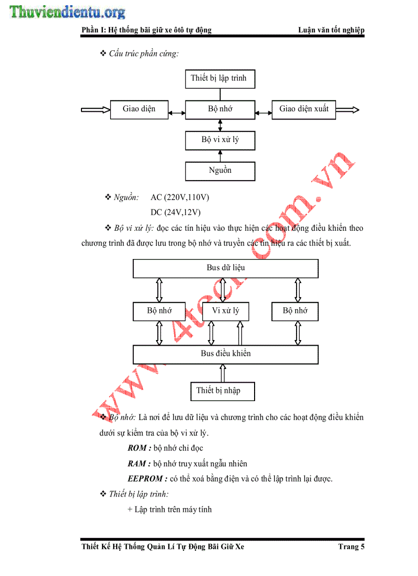 image for page Thiết kế hệ thống quản lý tự động bãi giữ xe