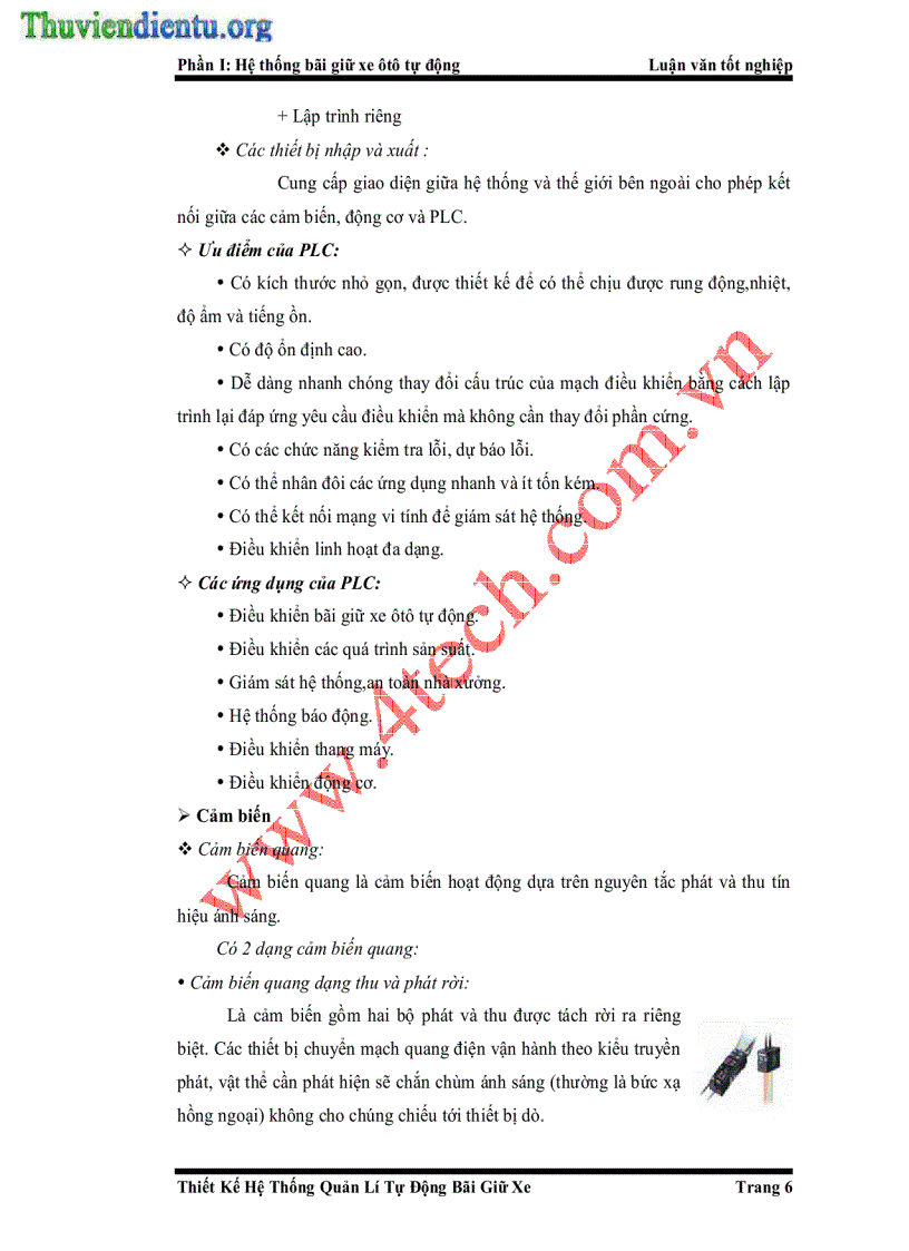 image for page Thiết kế hệ thống quản lý tự động bãi giữ xe