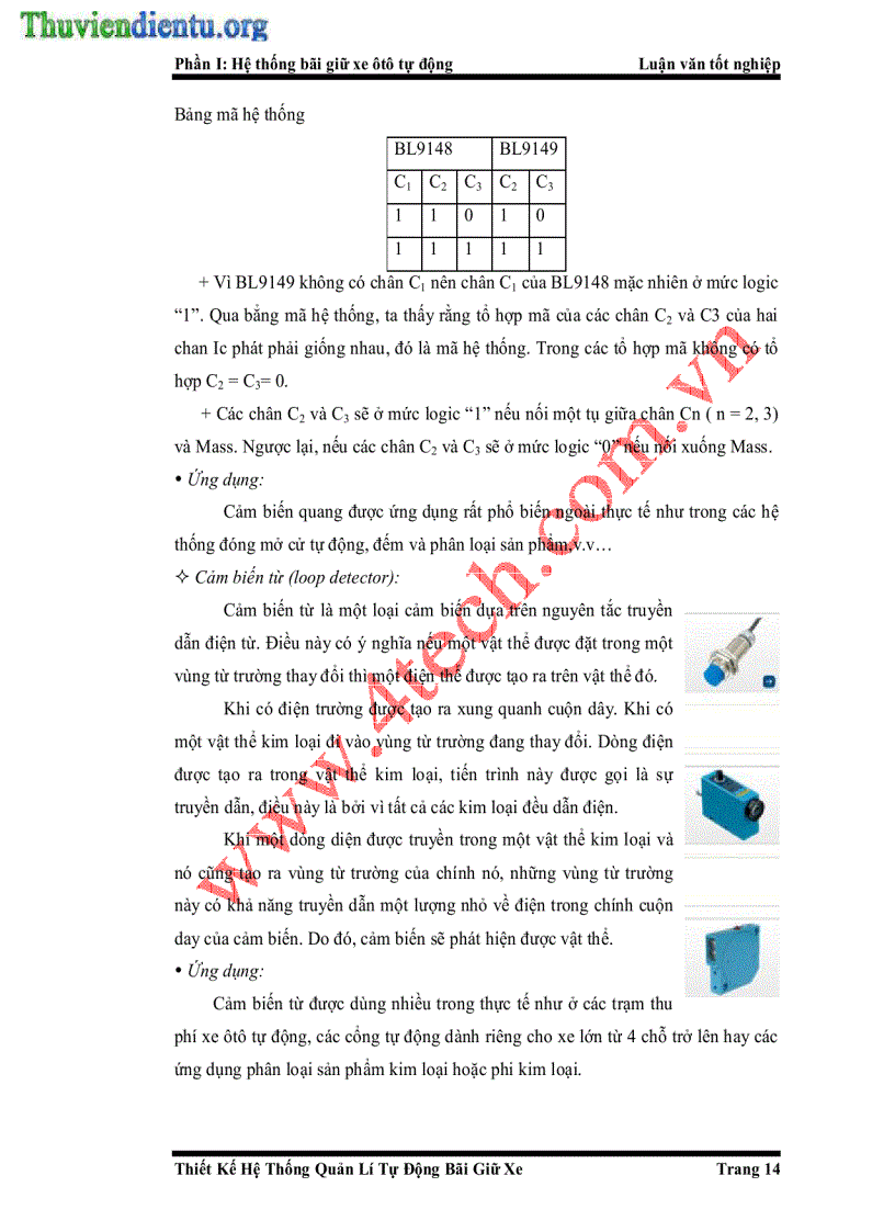 image for page Thiết kế hệ thống quản lý tự động bãi giữ xe