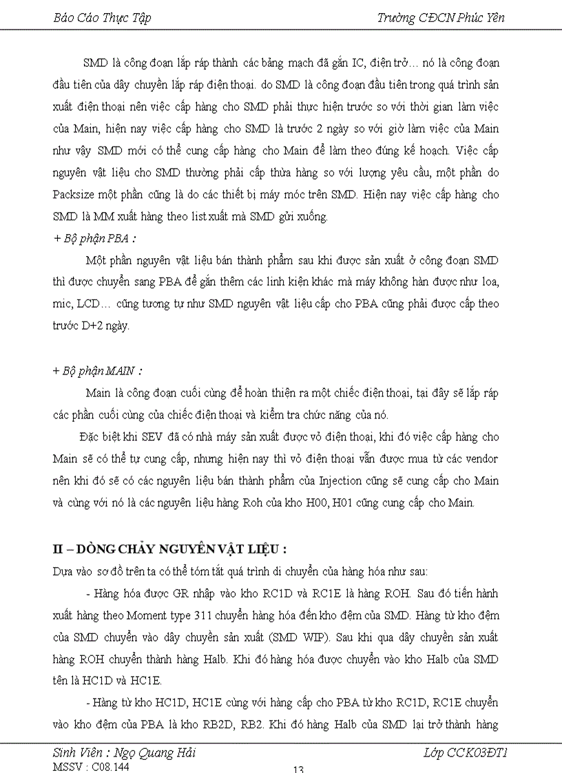 image for page Báo cáo thực tập tại công ty SAMSUNG