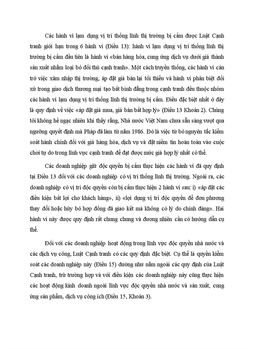 image for page Thực trạng và phương hướng giải quyết Các quy định của pháp luật Việt Nam về cạnh tranh trong thương mại