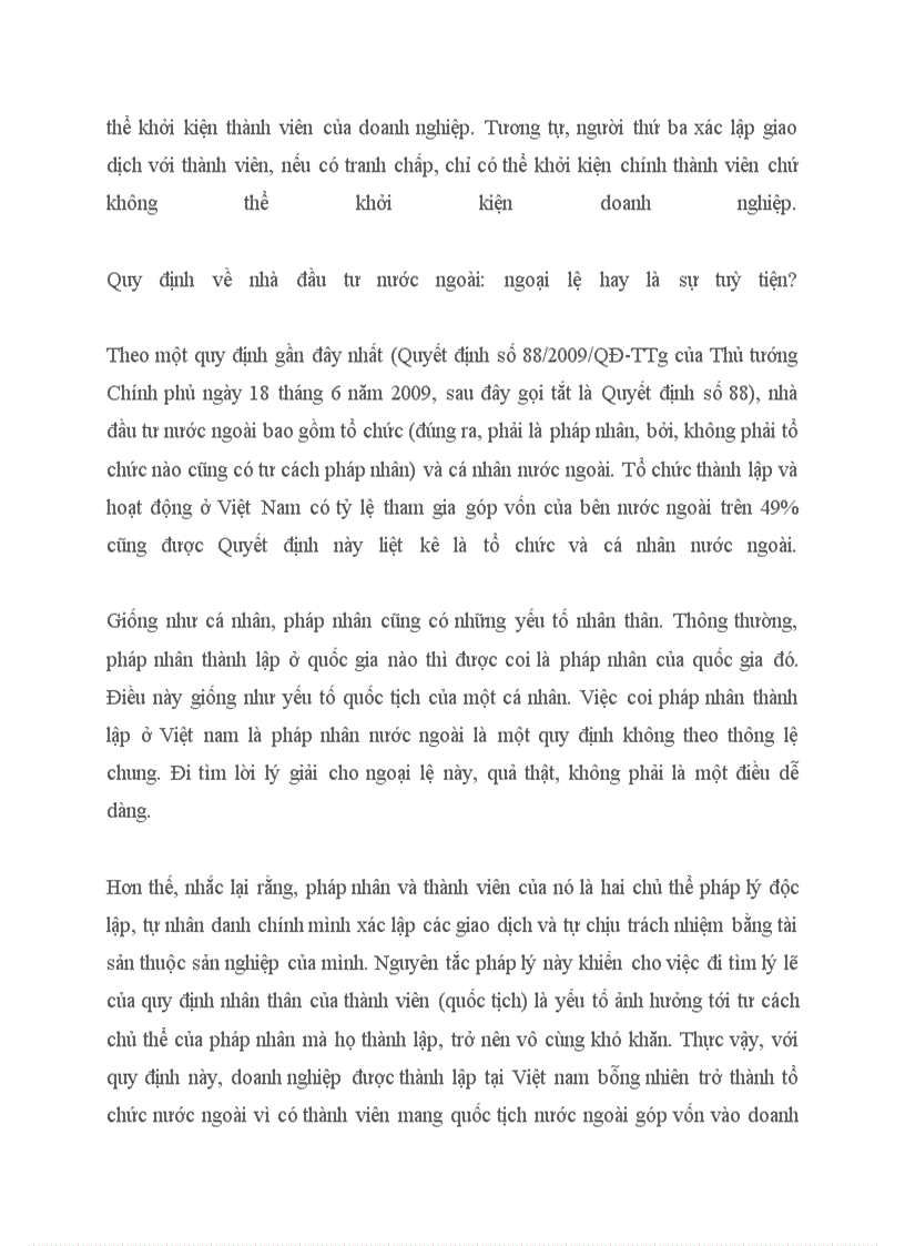 image for page Thực trạng và phương hướng khắc phục quy định Chủ thể và tư cách của chủ thể là nhà đầu tư nước ngoài