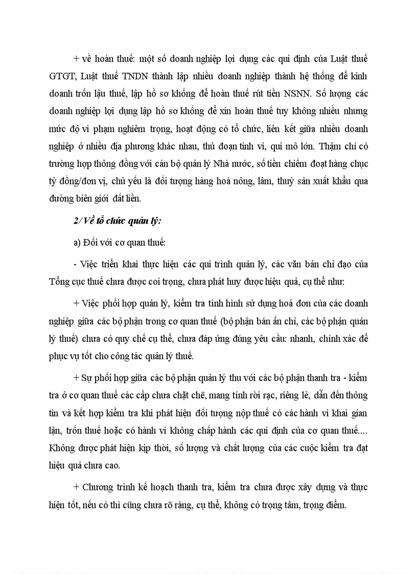 image for page Thực trạng Chứng từ hoá đơn và vấn nạn gian lận trong hoàn thuế giá trị gia tăng trong tình hình nước ta hiện nay