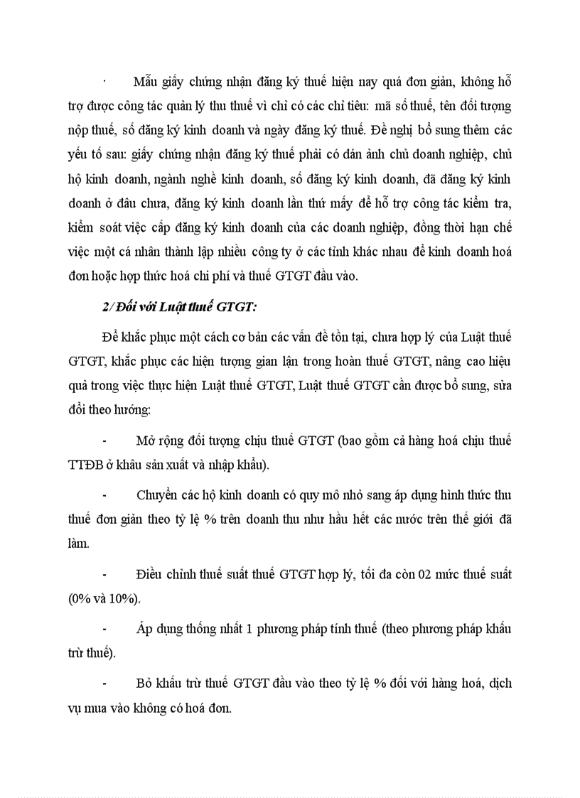 image for page Thực trạng Chứng từ hoá đơn và vấn nạn gian lận trong hoàn thuế giá trị gia tăng trong tình hình nước ta hiện nay
