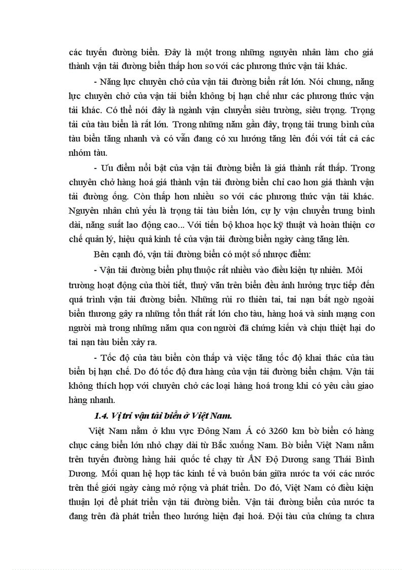 image for page Thực trạng và các giải pháp Marketing nhằm hoàn thiện dịch vụ vận tải biển của Công ty vận tải Thuỷ Bắc NOSCO