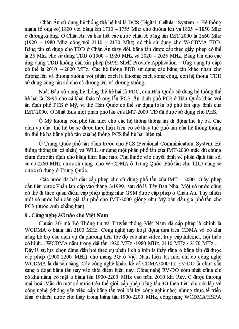 image for page 3g tổng quan về hệ thống thông tin di động thế hệ ba
