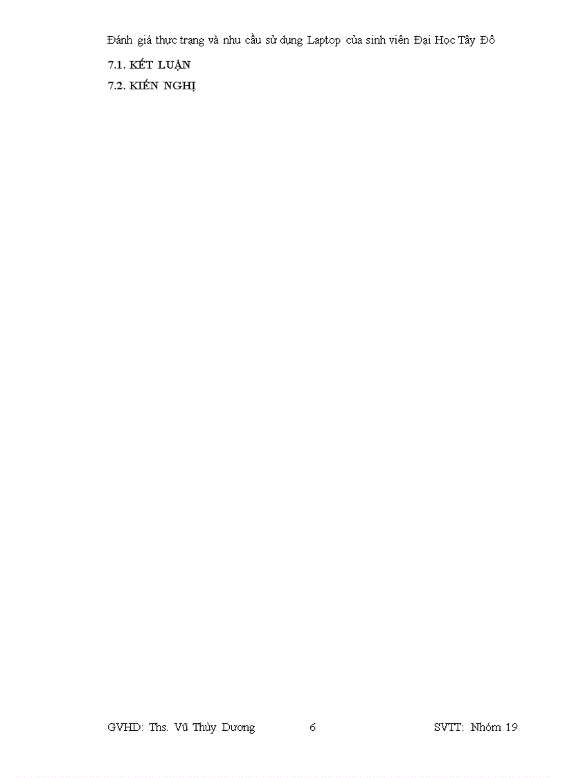 image for page Đề tài Đánh giá thực trạng và nhu cầu sử dụng Laptop của sinh viên Đại Học