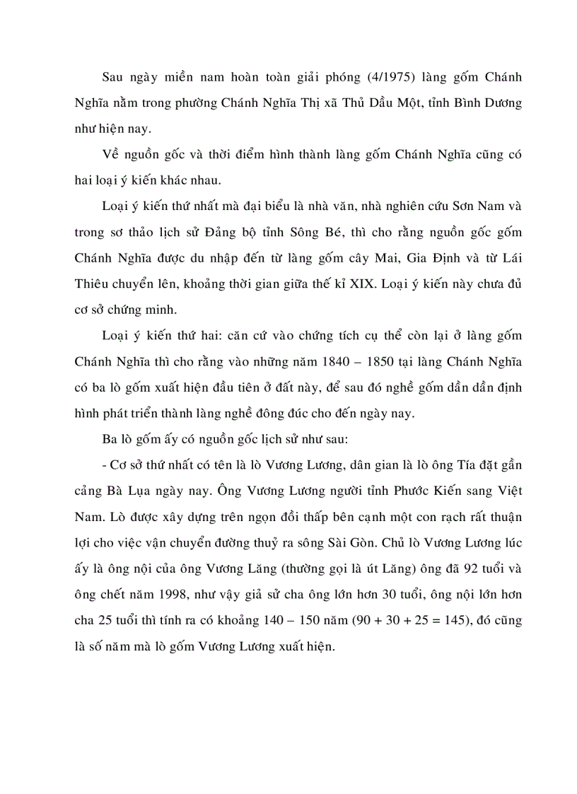 image for page Thạc sĩ lịch sử Sự phát triển của ngành tiểu thủ công nghiệp gốm sứ bình dương trong thời kỳ từ năm 1986 đến năm 2000