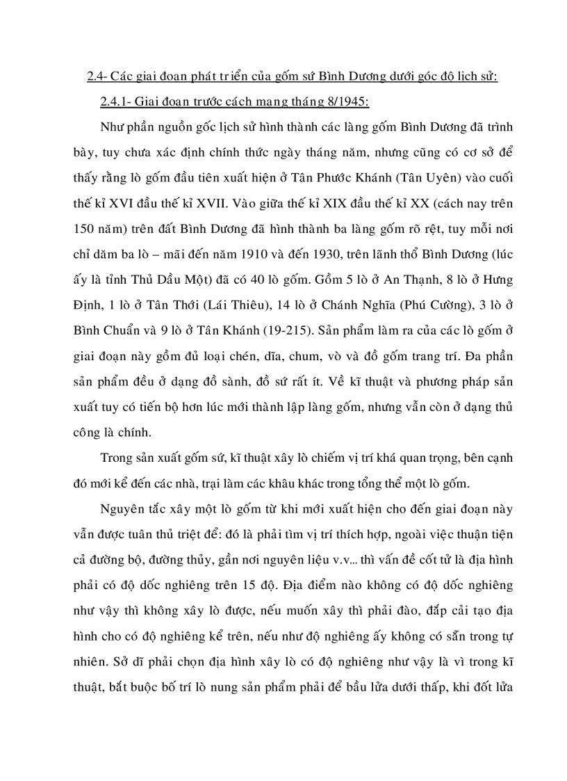 image for page Thạc sĩ lịch sử Sự phát triển của ngành tiểu thủ công nghiệp gốm sứ bình dương trong thời kỳ từ năm 1986 đến năm 2000