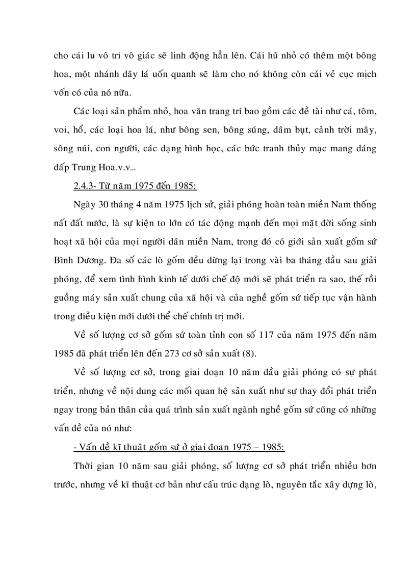 image for page Thạc sĩ lịch sử Sự phát triển của ngành tiểu thủ công nghiệp gốm sứ bình dương trong thời kỳ từ năm 1986 đến năm 2000