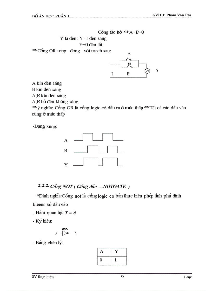 image for page Đồ án Thiết kế một mạch giải mã cho led 7 đoạn sử dụng các cổng lôgic