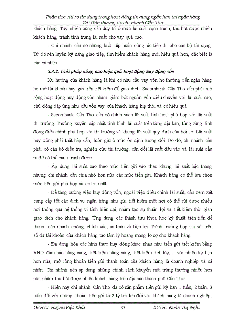 image for page Phân tích tình hình tín dụng và thực trạng rủi ro tín dụng trong hoạt động tín dụng ngắn hạn của sacombank cần thơ