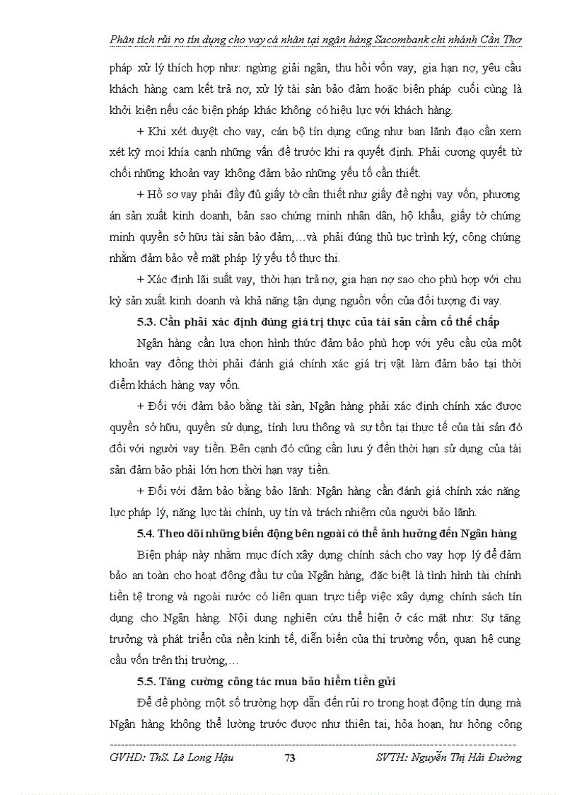 image for page Phân tích rủi ro tín dụng cho vay cá nhân tại Ngân hàng thương mại cổ phần Sài Gòn Thương Tín chi nhánh Cần Thơ