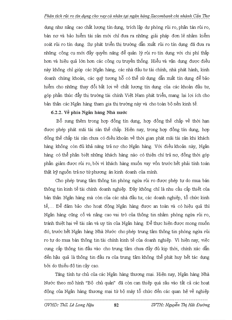 image for page Phân tích rủi ro tín dụng cho vay cá nhân tại Ngân hàng thương mại cổ phần Sài Gòn Thương Tín chi nhánh Cần Thơ