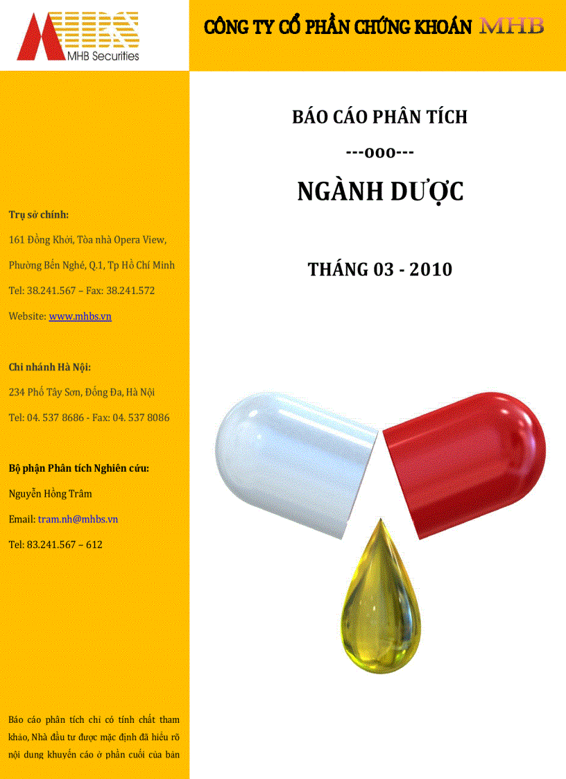 image for page Báo cáo phân tích ngành dược