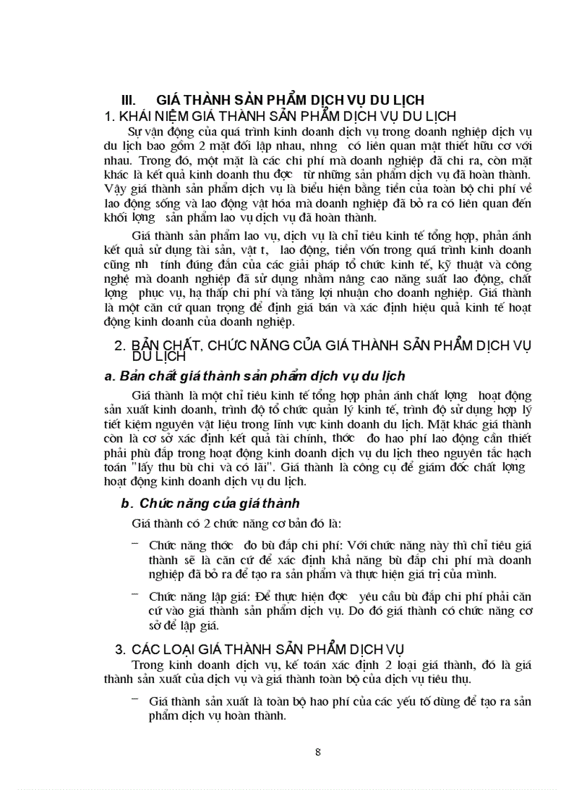 image for page Kế toán chi phí tính giá thành kinh doanh buồng ngủ ở công ty cổ phần du lịch Nam Định