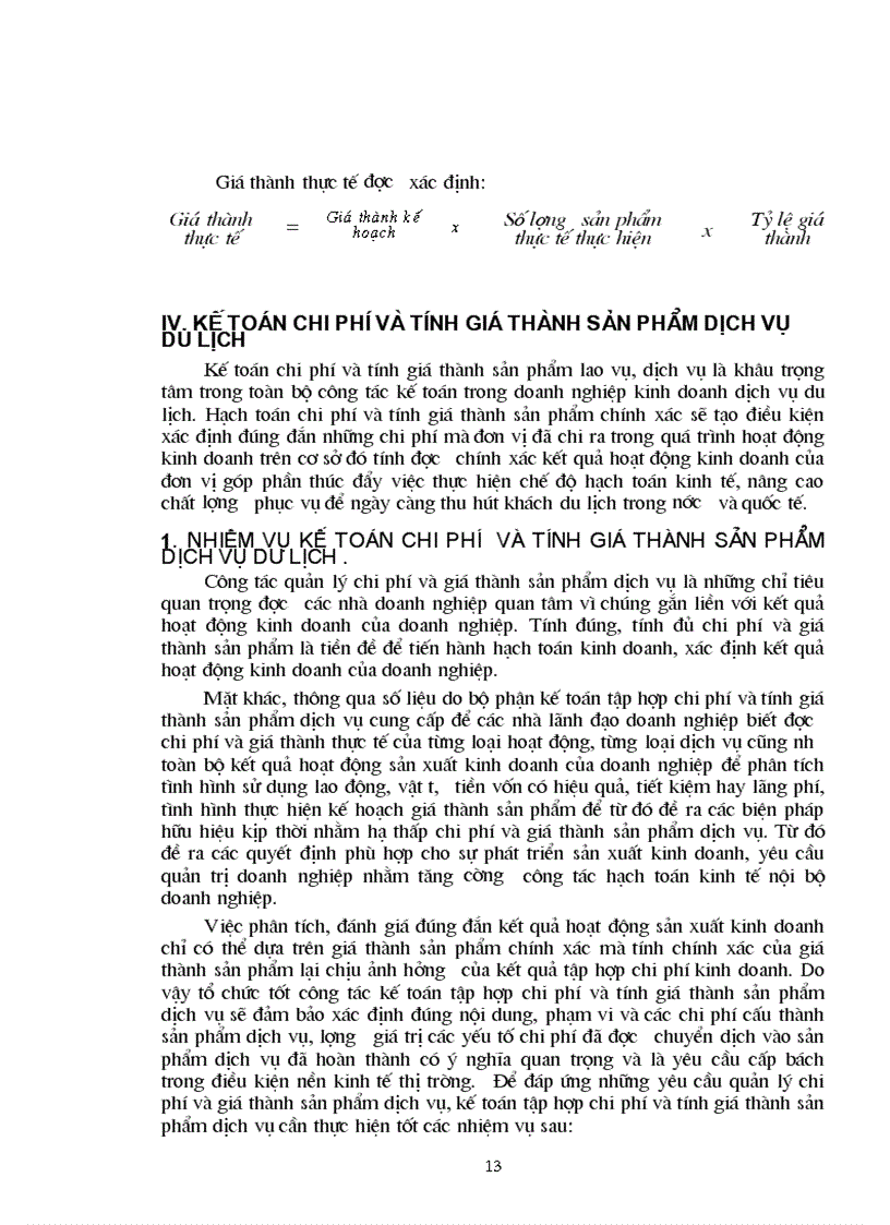 image for page Kế toán chi phí tính giá thành kinh doanh buồng ngủ ở công ty cổ phần du lịch Nam Định