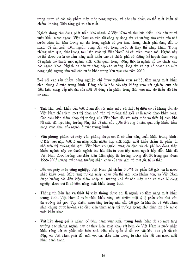 image for page Đánh giá tiềm năng xuất khẩu của Việt Nam